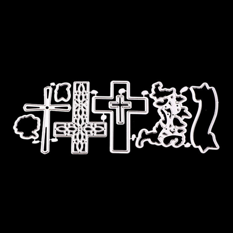 Cross Metal Cutting Dies Stencil for DIY Scrapbook Album Paper CardWG FTBUAU