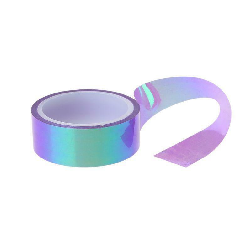 8pcs/set Rhythmic Gymnastics Decoration Holographic Glitter Tape Ring Stick DIY