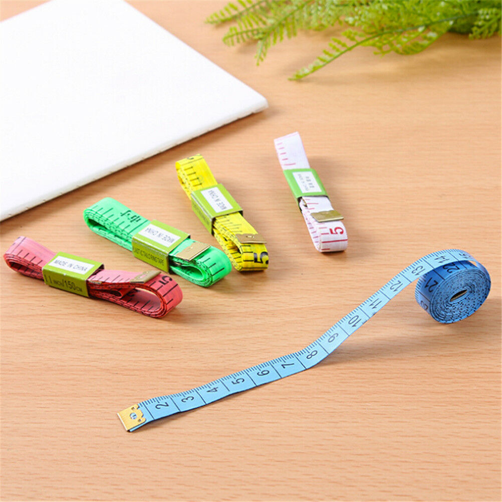 5Pcs 150cm Body Measuring Ruler Sewing Cloth Tailor Tape Soft Measure Tool.l8