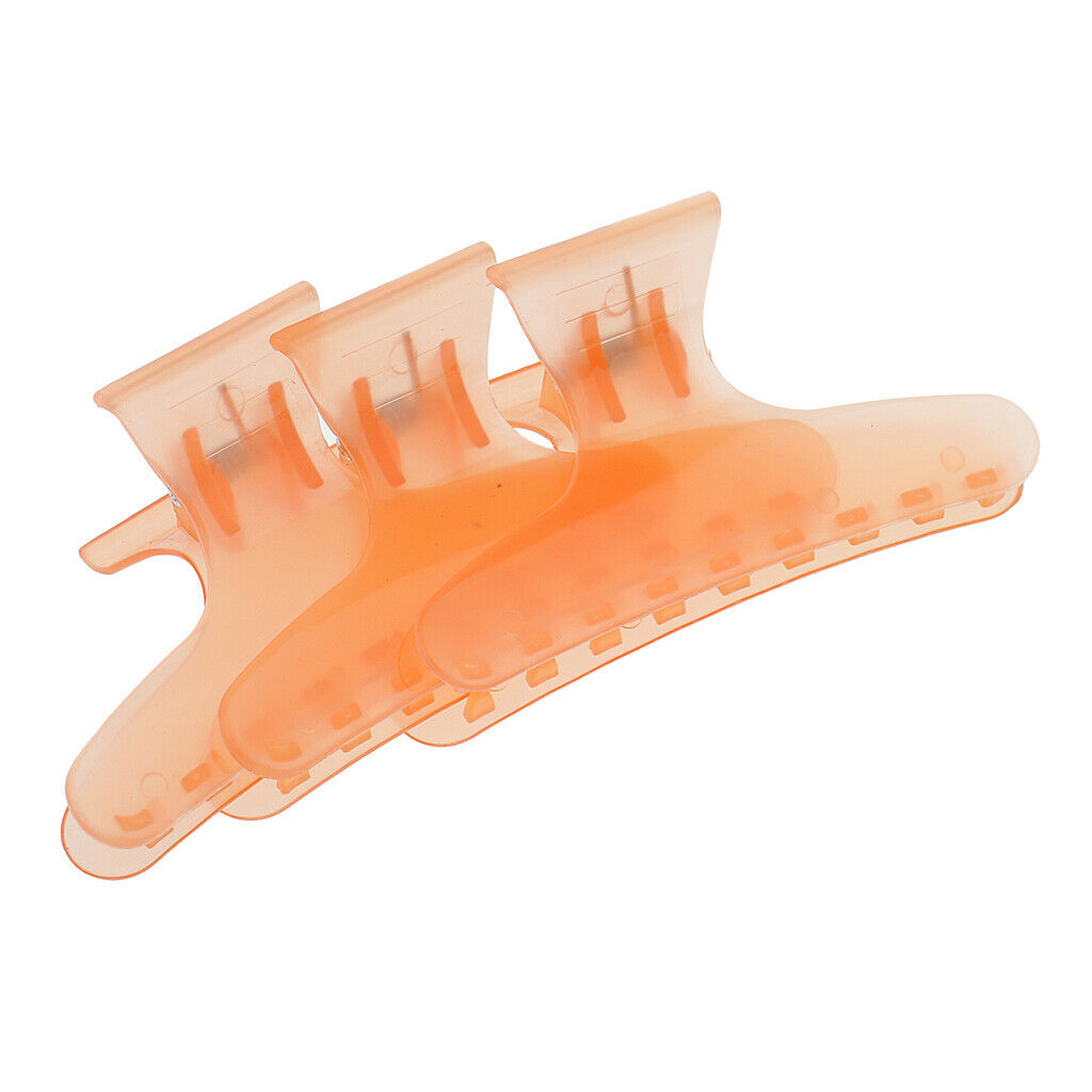 12pc Butterfly Plastic Hair Claw Salon Hairdressing Clip Clamp Grip