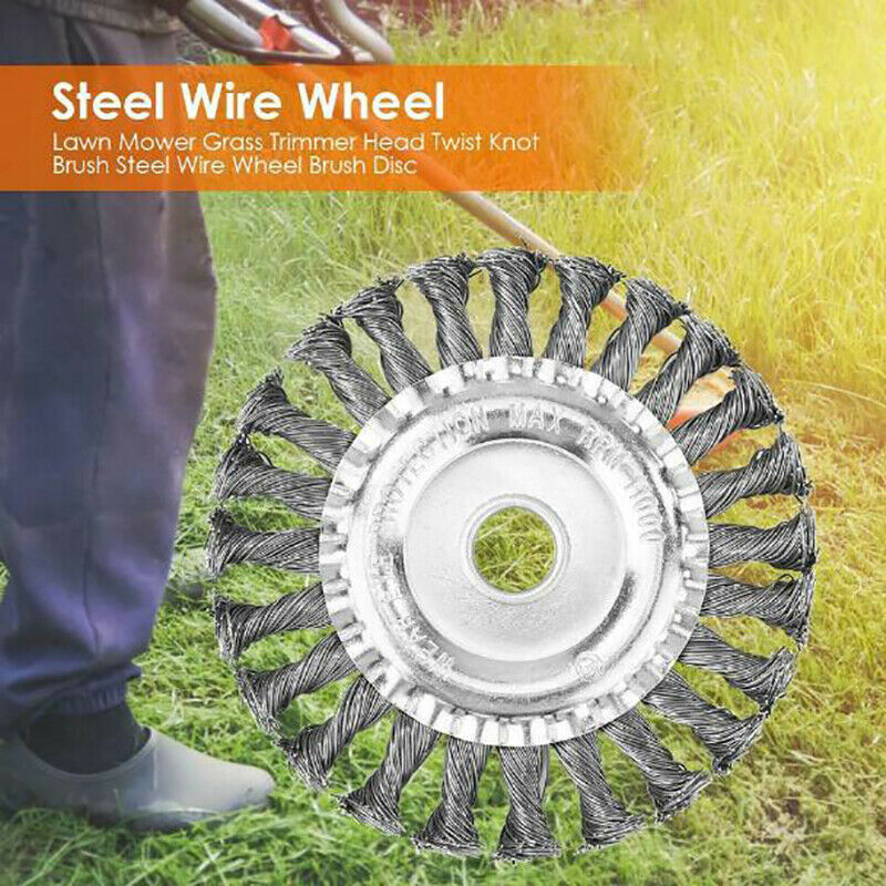 Spare Wheel Steel Wire Stucco Grass Twisted Accessories Rotary Cutter WeedBDDD