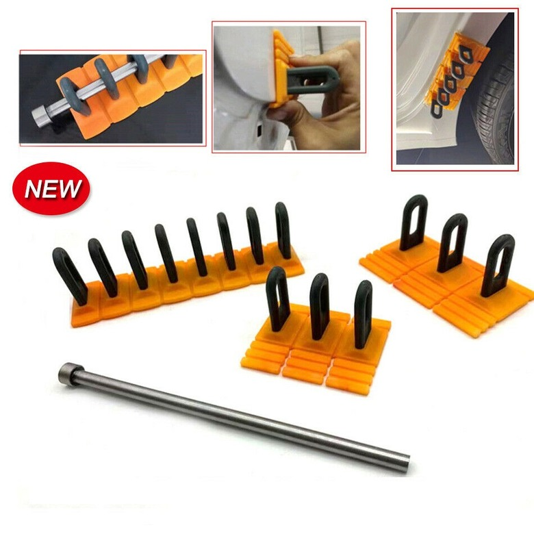 Yellow Color Glue Tabs, Auto Body Kits, Paintless Dent Repair Tools, Glue Tabs