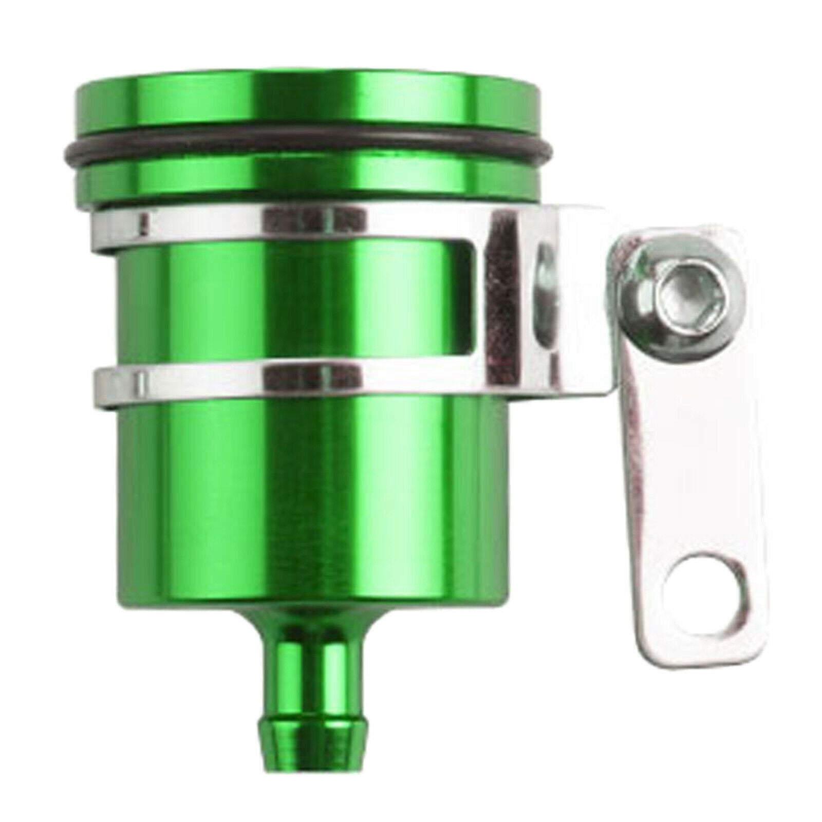 Motorcycle Brake Fluid Reservoir Oil Tank Cup Parts for Kawasaki Green