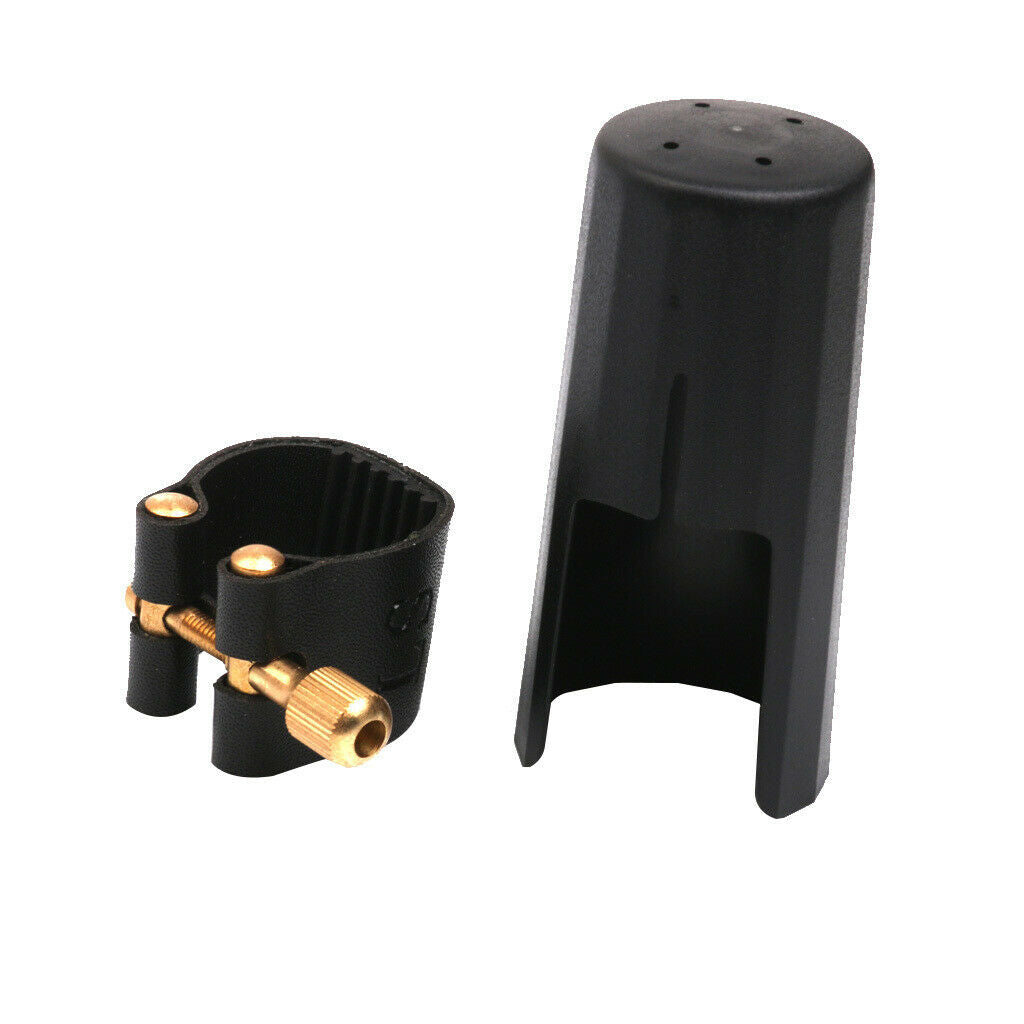 Mouthpiece Cover with PU Ligature for Alto Saxophone Tenor Sax Replacement