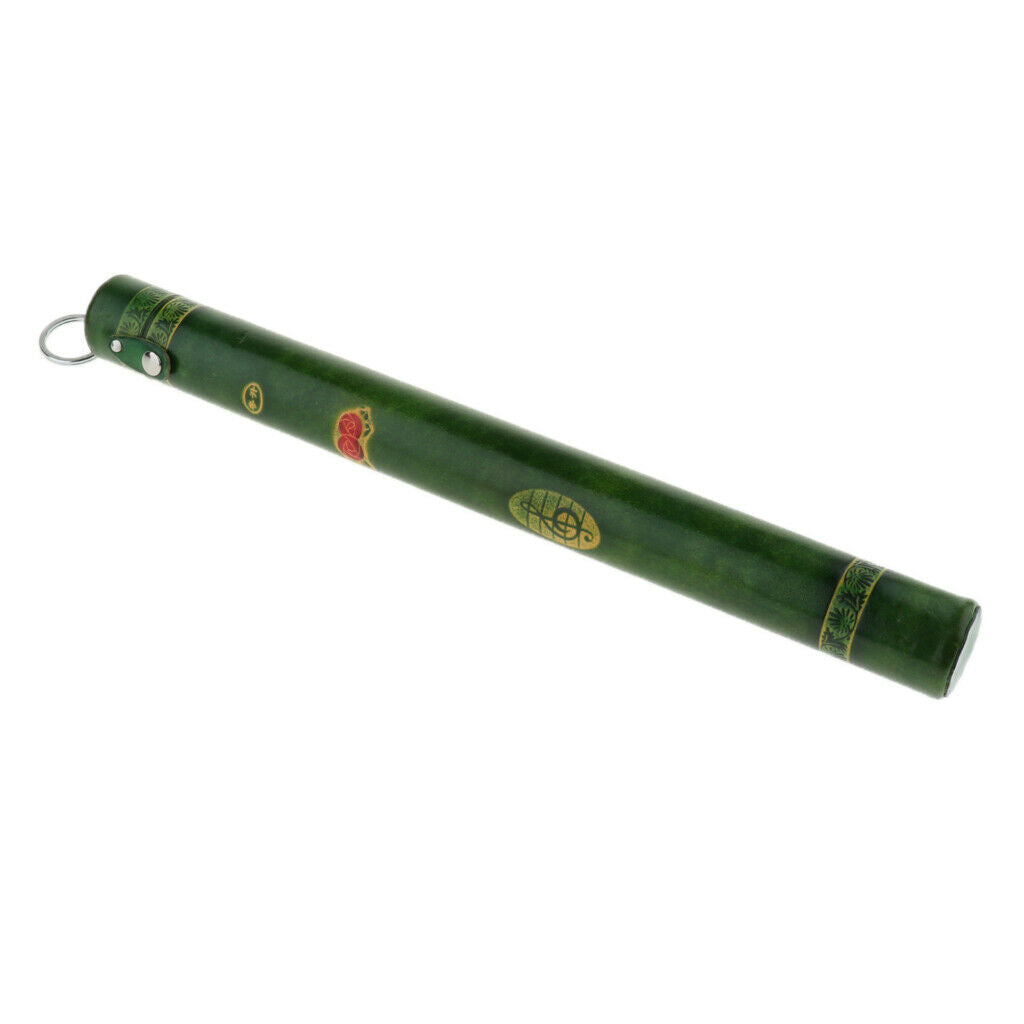 1 Piece Yangqin Dulcimer Bamboo Peak Tube Musical String Instrument Green