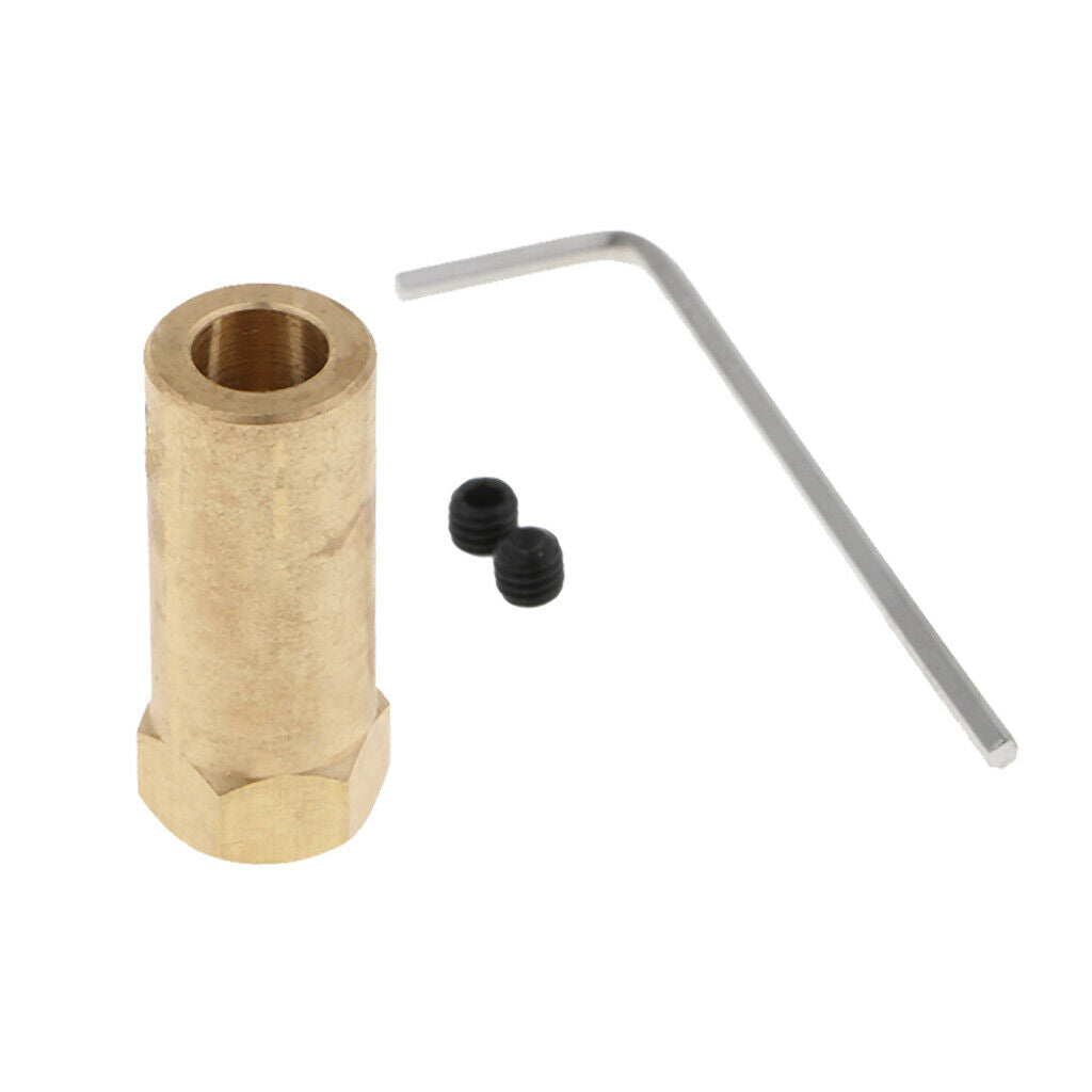 30mm Brass Hex Shaft Motor Flexible Clutch And Wrench Kit