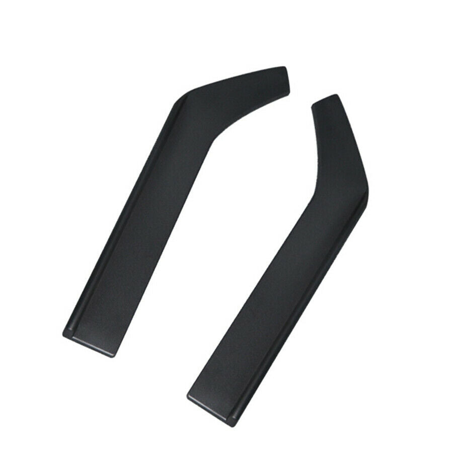 1 Pair Black ABS Car Rear Bumper Lip Wrap Angle Splitters Anti-crash &Scratch
