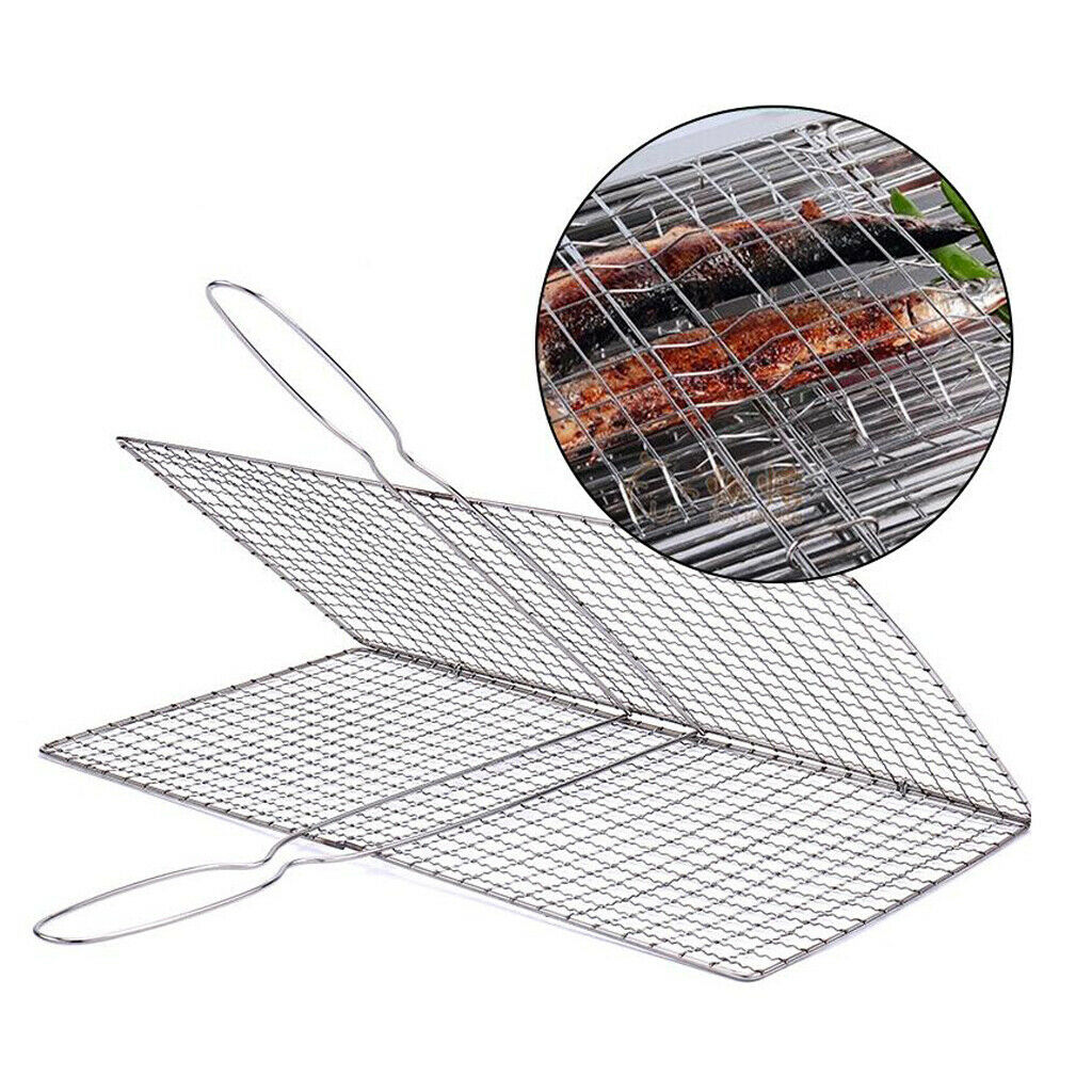 Fish roaster fish grill barbecue vegetable basket burger grill spatula outdoor