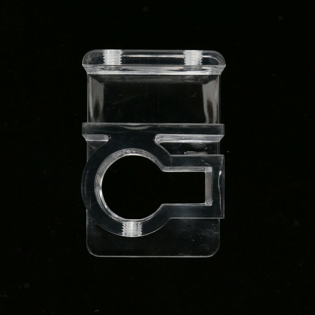 1 Set Clear Acrylic Aquarium Reef Tank Pipe Tube Holder Clip for 12mm/16mm