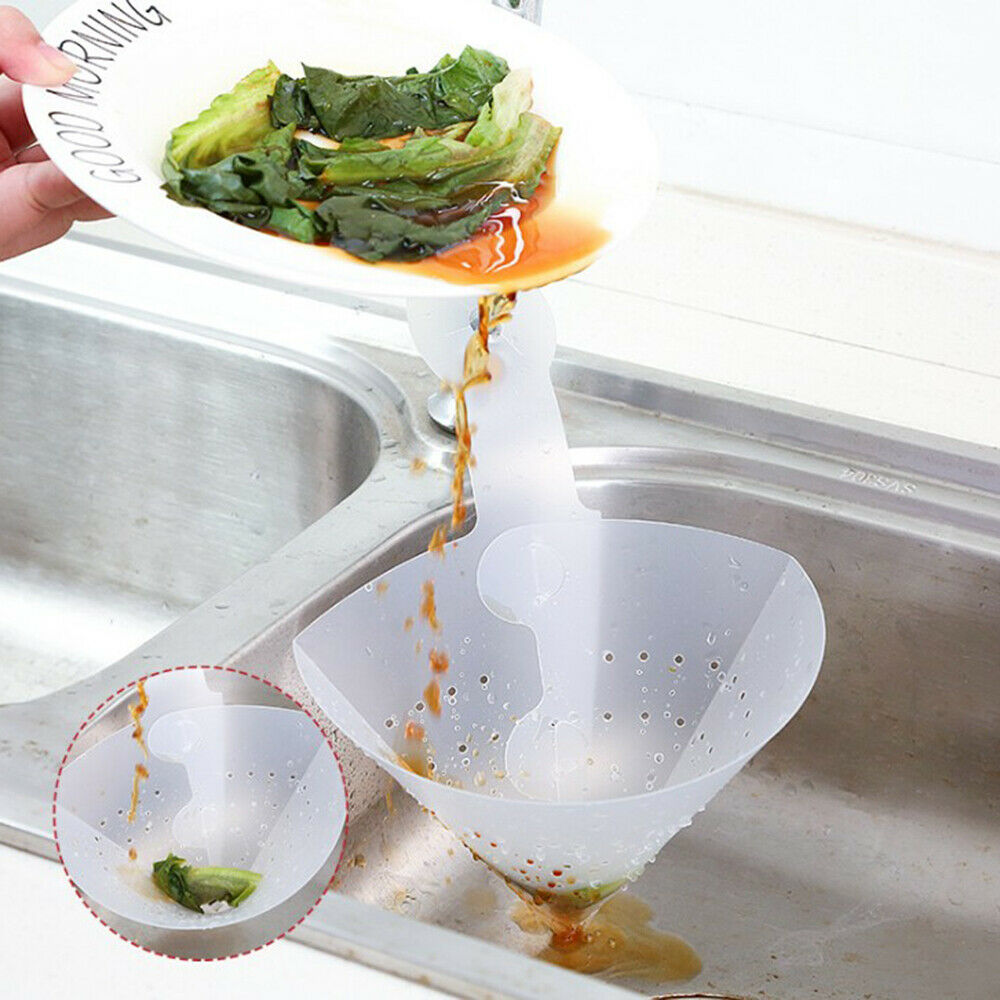 Kitchen Foldable Filter Simple Sink Self-Standing Stopper Anti-Blocking Device