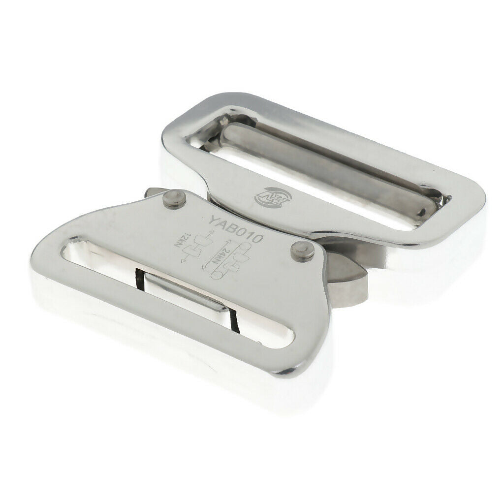 Aluminum Alloy Outdoor Quick Release Harness Webbing Buckle for 4.4cm Belt