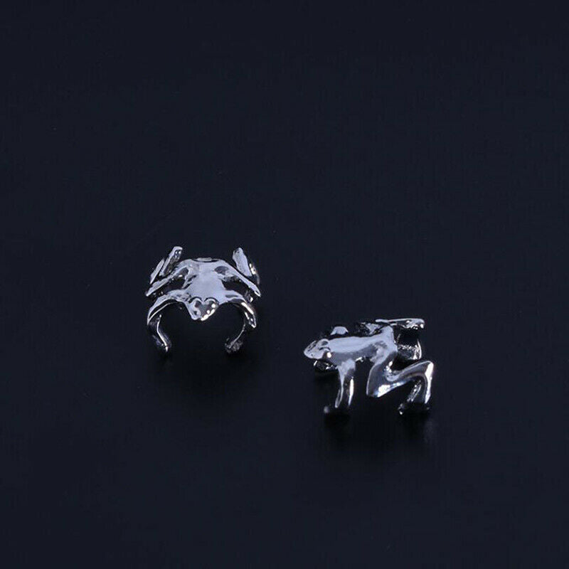 1Pc Gothic Punk Frog Ear Cuff Ear Animal Clip Wrap Earring Unisex Jewelry.l8