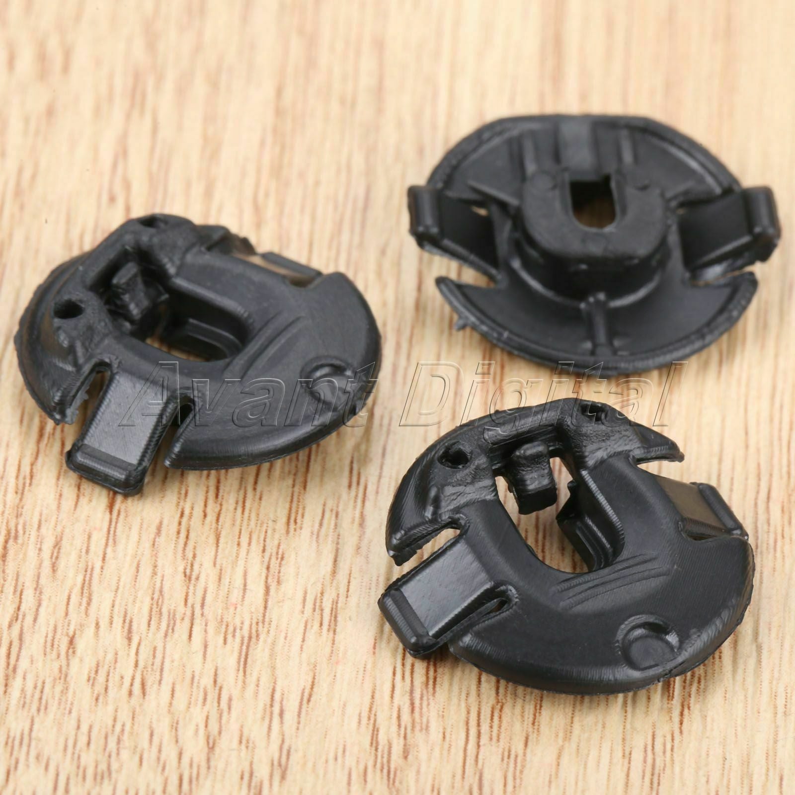25x Auto Trim Fasteners Fender Bumper Clips Fit for  Dia 22mm Plastic Black