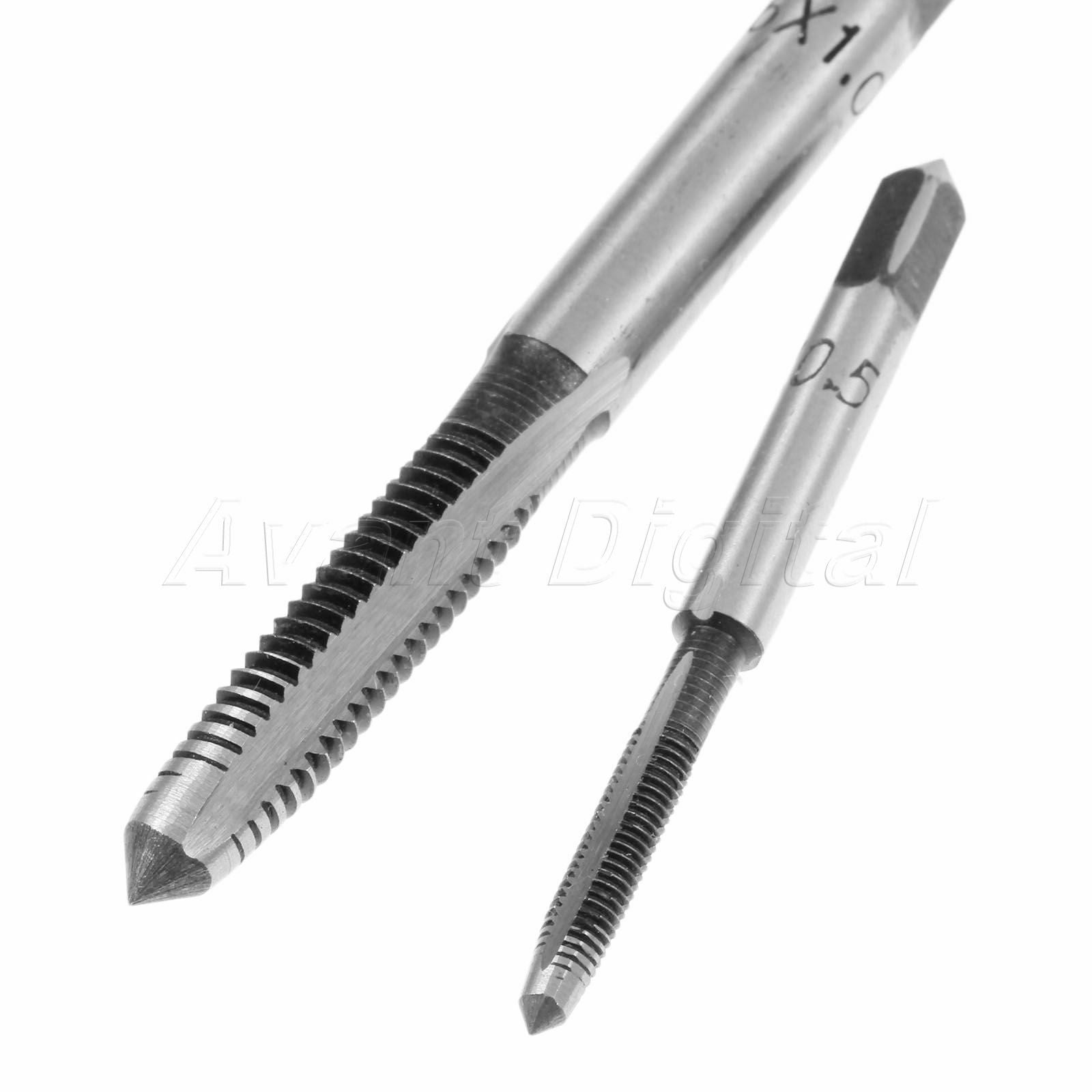 New Metric M3-M12 Threading Screw Tap & Wrench & Drill Bits Metalworking Tool