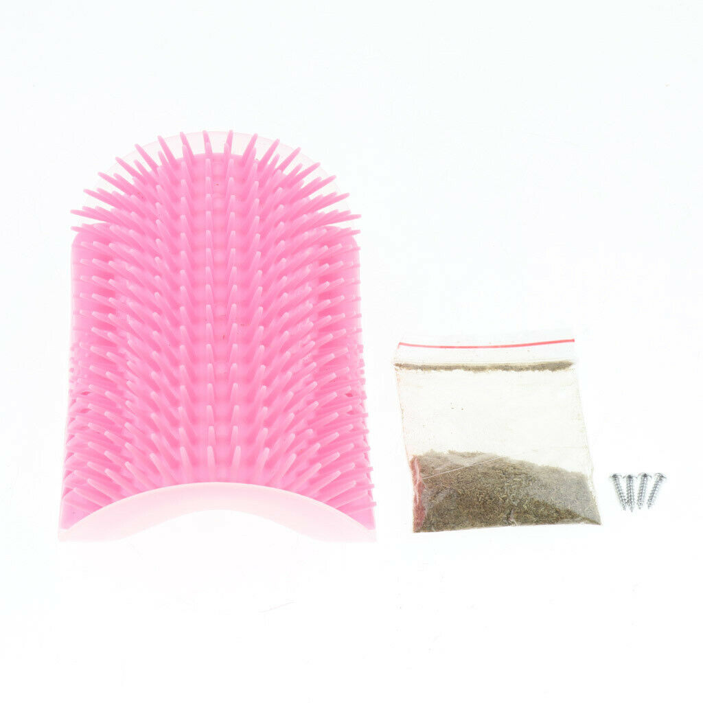 Cat Corner Self Groomer Brush - Cat Groomer, Cat Wall Corner Massage Comb to