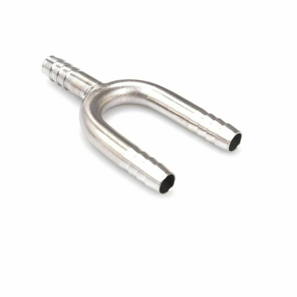 Hose Barb Connector Fittings Beers Line Home Brewing Tools Tee Stainless Steel