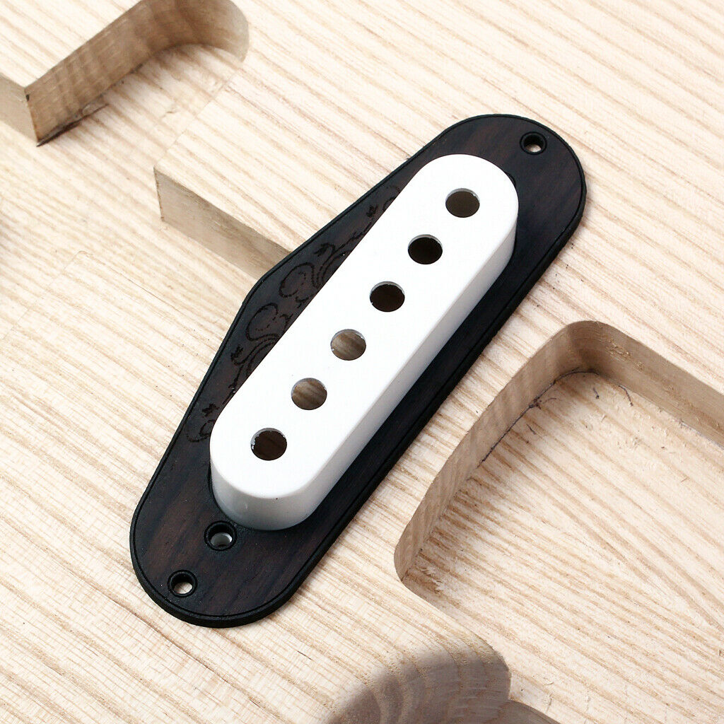 Rosewood Single Coil S Style Pickup Surround Ring Electric Guitar Accessory