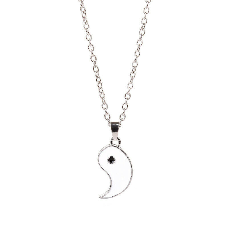 Yin Yang Pendant Necklace For Women Men Fashion Couples Matching Choker Jewe Pb
