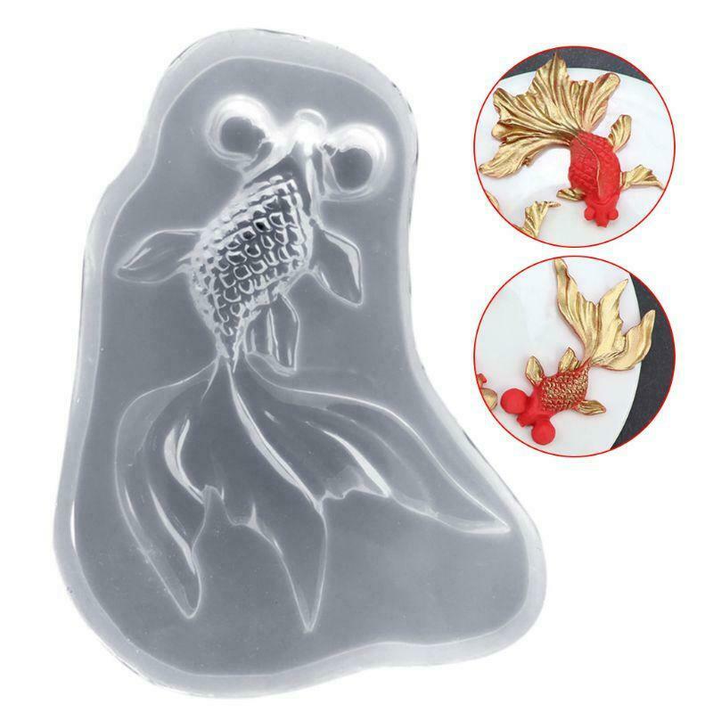 Mirror Crystal Epoxy Mould DIY Handmade Material Goldfish Silicone Mold Jewelry
