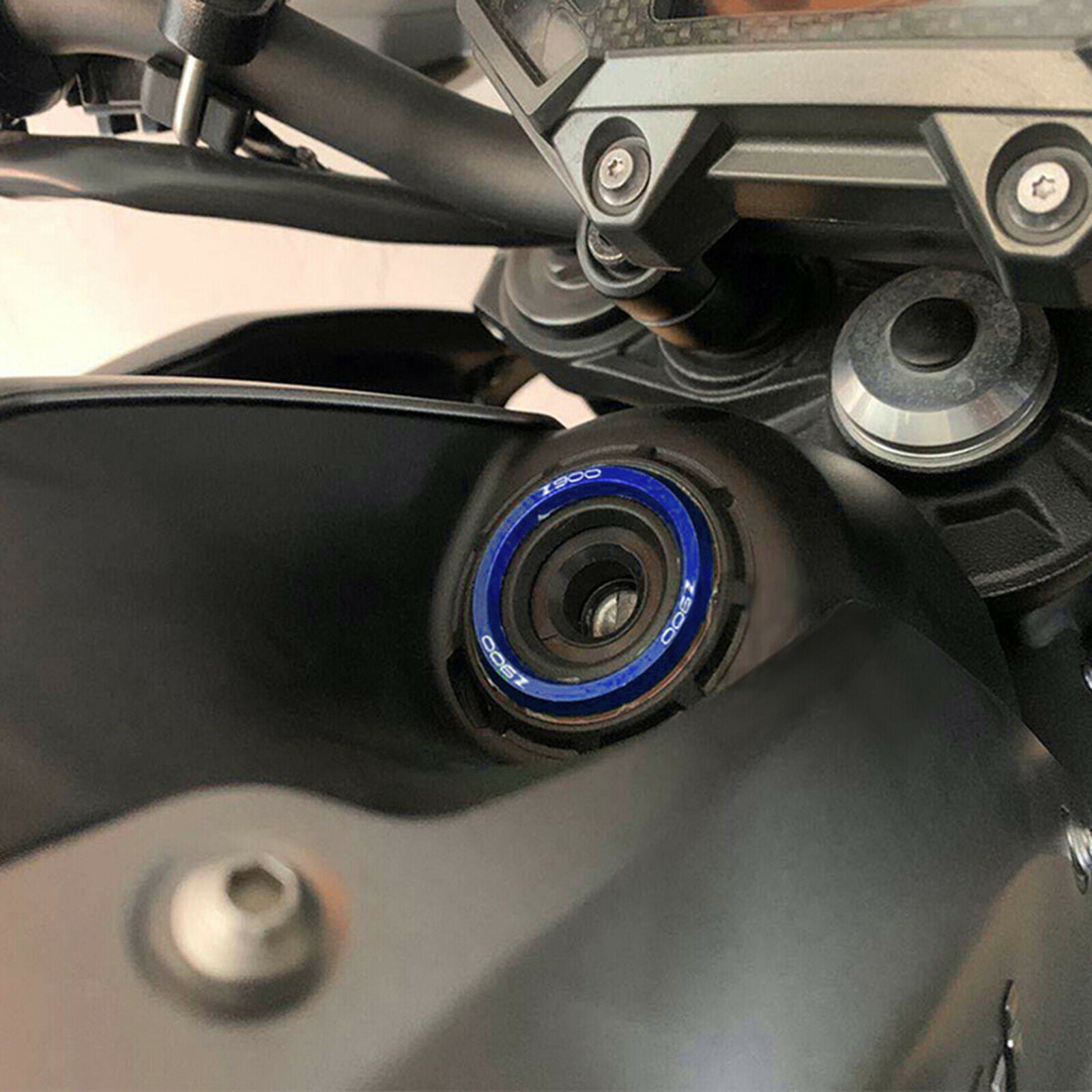 Ignition Key Cover Switch Cover Parts for Kawasaki Z900 Z900RS Throttle Blue