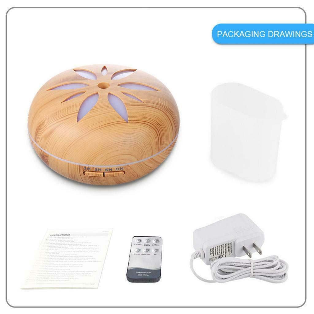 Portable Quiet Fragrance Diffuser Remote Control Office 500ml British Plug