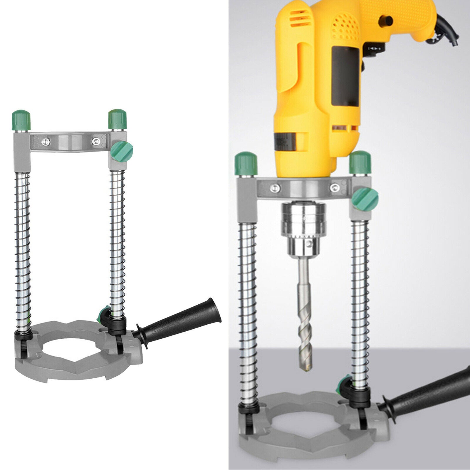 Portable Electric Drill Bracket Adjustable Attachment Table Clamp Support