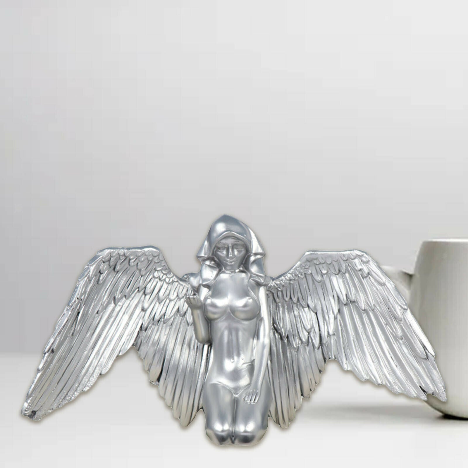 Nude Female Angel Statue Character Sculpture Tabletop Arrangement Decoration