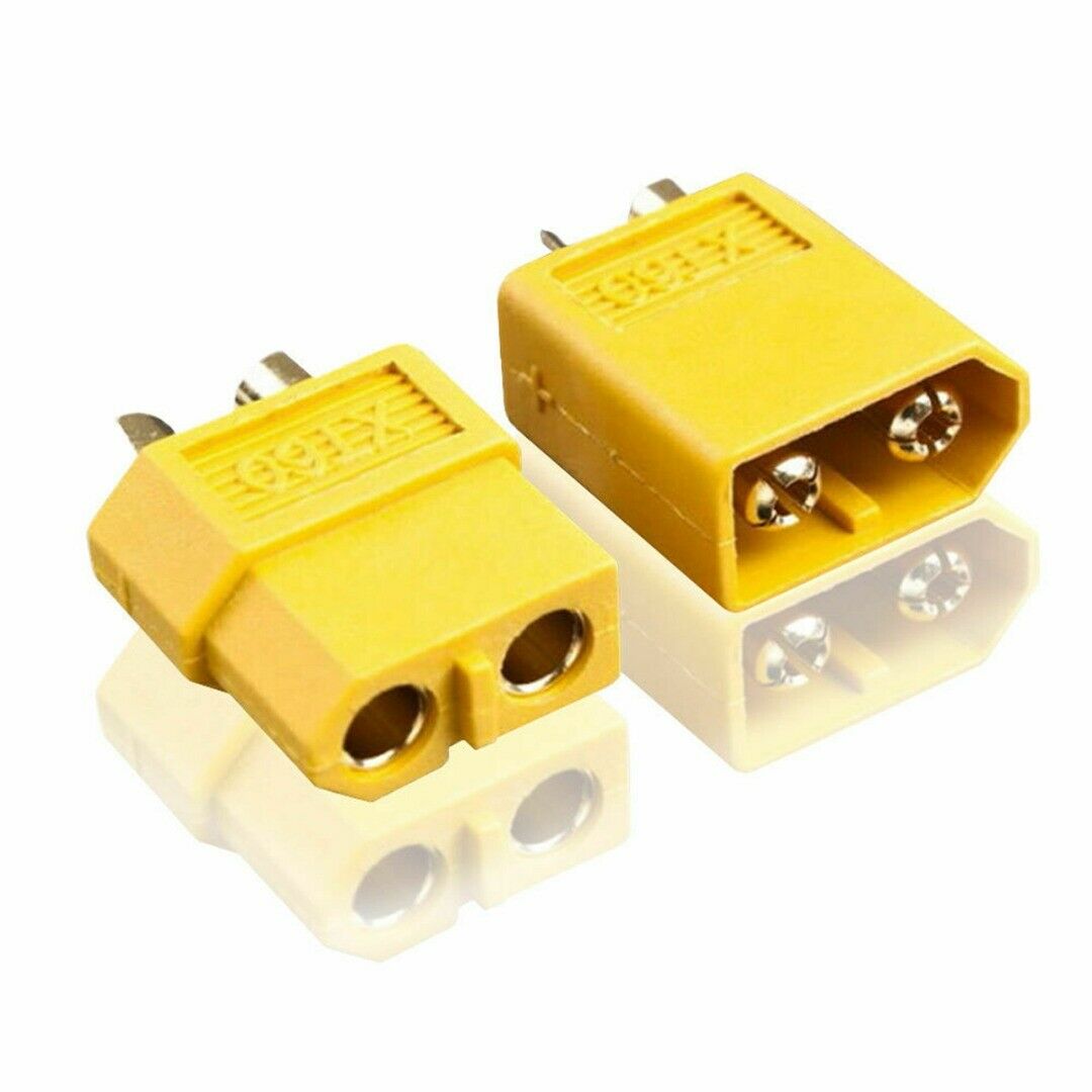 10 Pairs XT60 Male + Female Bullet Connectors Adapter Banana Plug 3.5mm T-Plug
