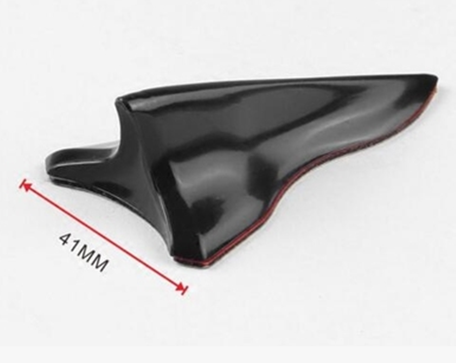 10x Soft Plastic Shark Fin Antenna For Car Spoiler Bumper Reduce Wind Resistance