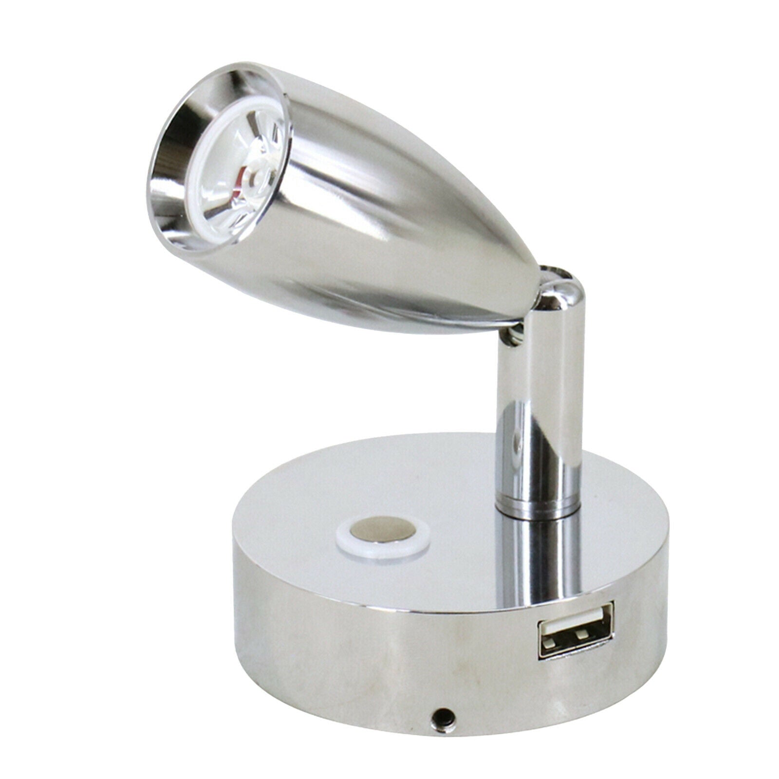 12V / 24V RV Reading Light with USB Port 5V/2A for Motorhome Van and Caravan