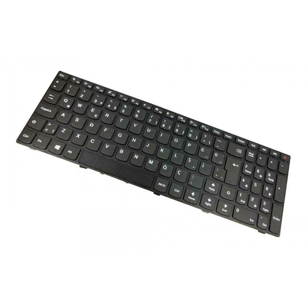 Black Plastic TR Turkish Layout Laptop Keyboard for Lenovo IdeaPad 110-17IKB