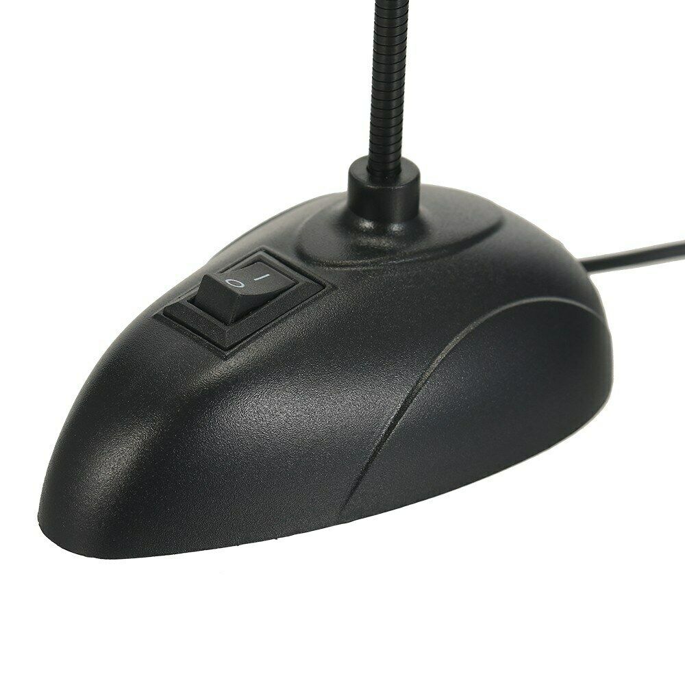 Flexible Stand Mini Studio Speech Microphone 3.5mm Plug Gooseneck Mic Wired for