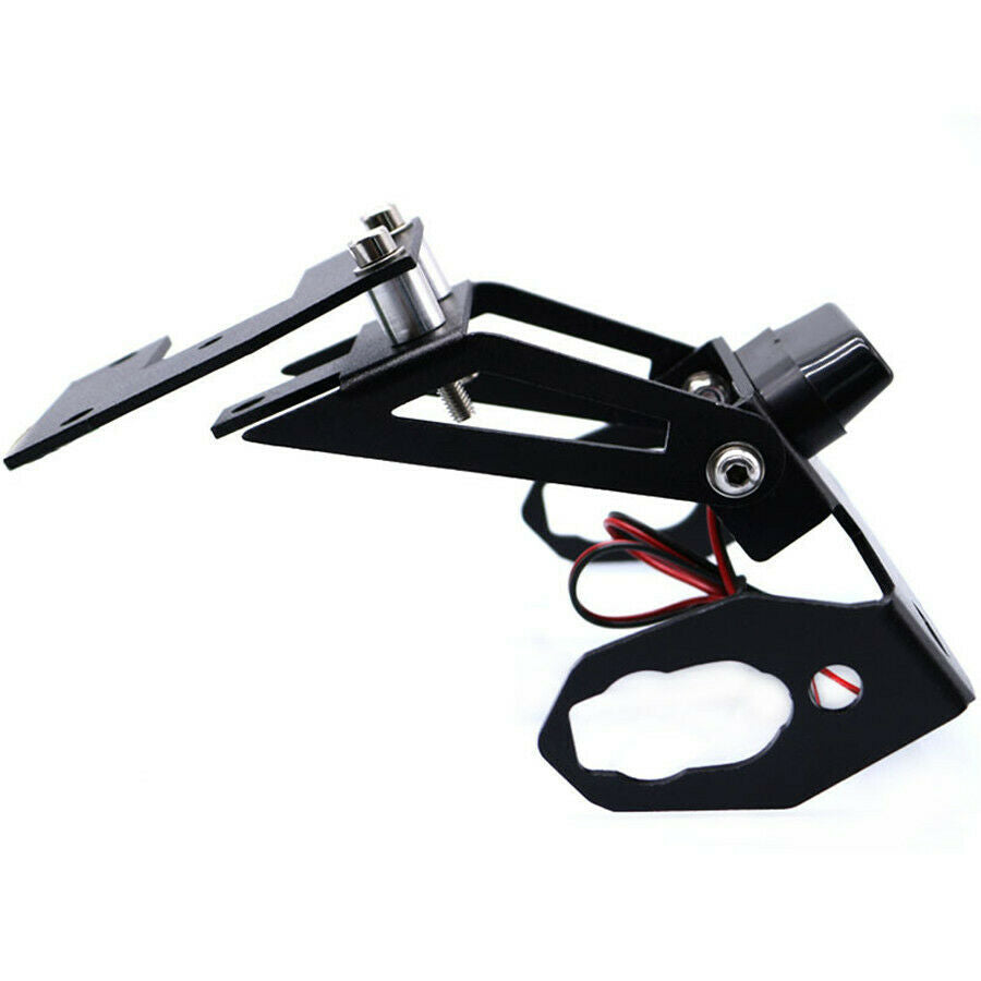 3mm Aluminum Plate License Plate Holder w/ LED Light For KAWASAKI Z900 2017-2019