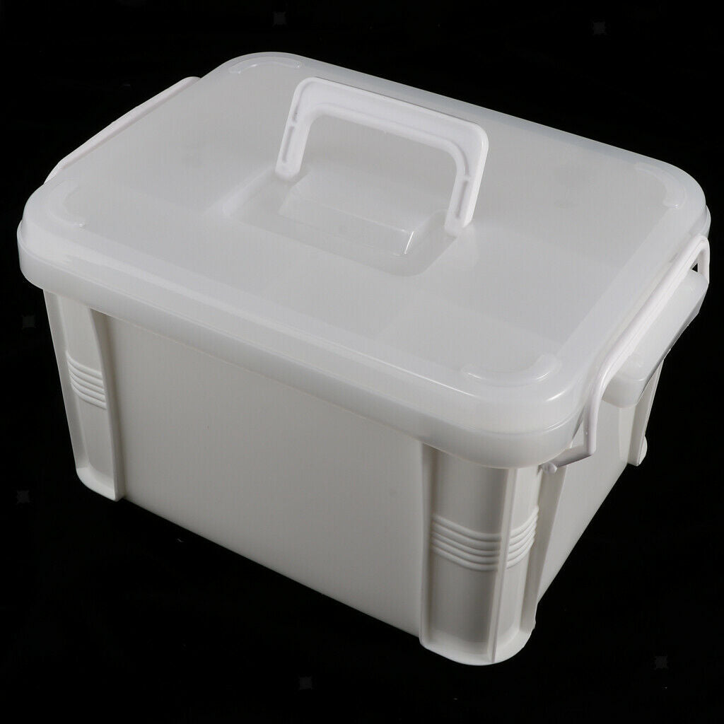 Plastic Storage Box Container with Lid Handle