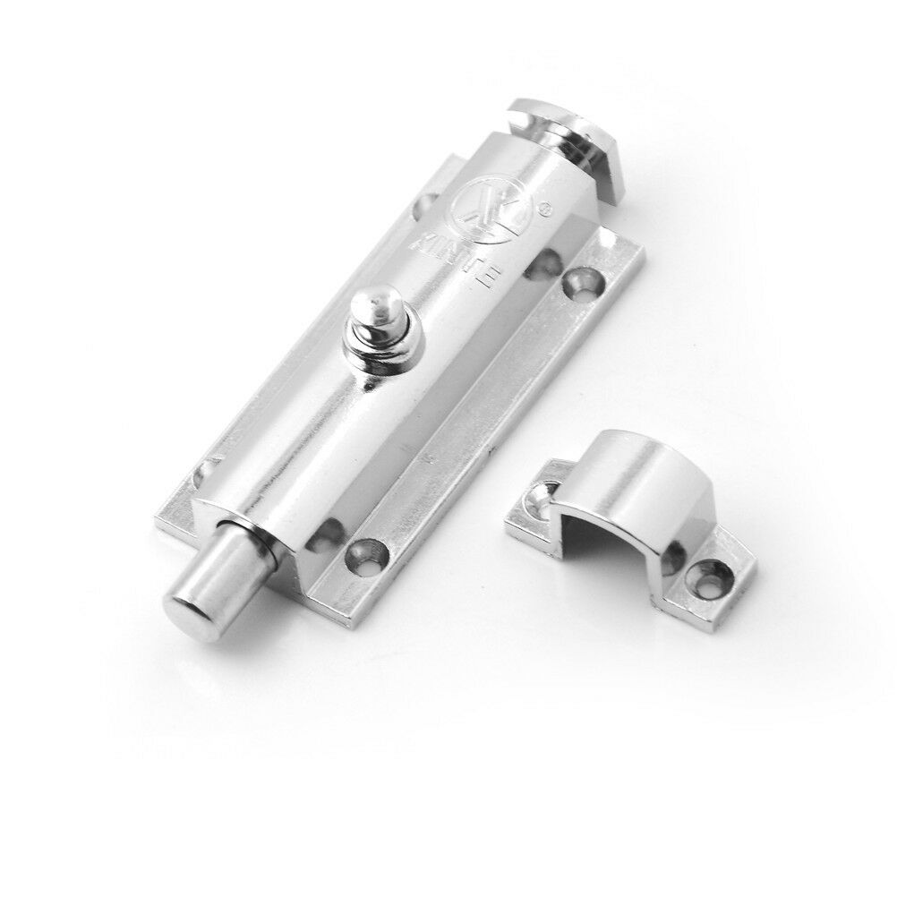 Stainless Steel Spring Latch Home Door Security Guard Latch Bolt Gate Loc.l8
