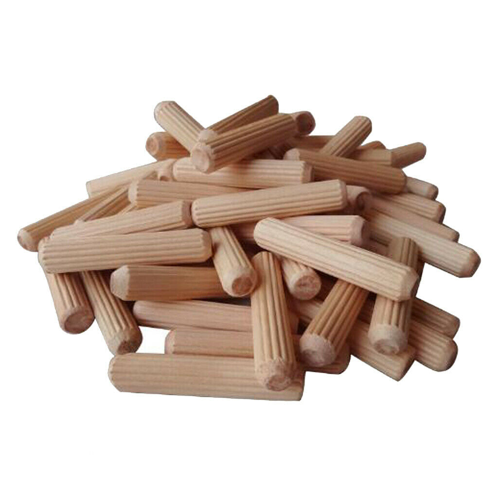 200X NATURAL WOODEN DOWEL RODS CRAFT for WOODWORKING CRAFTS PROJECT US