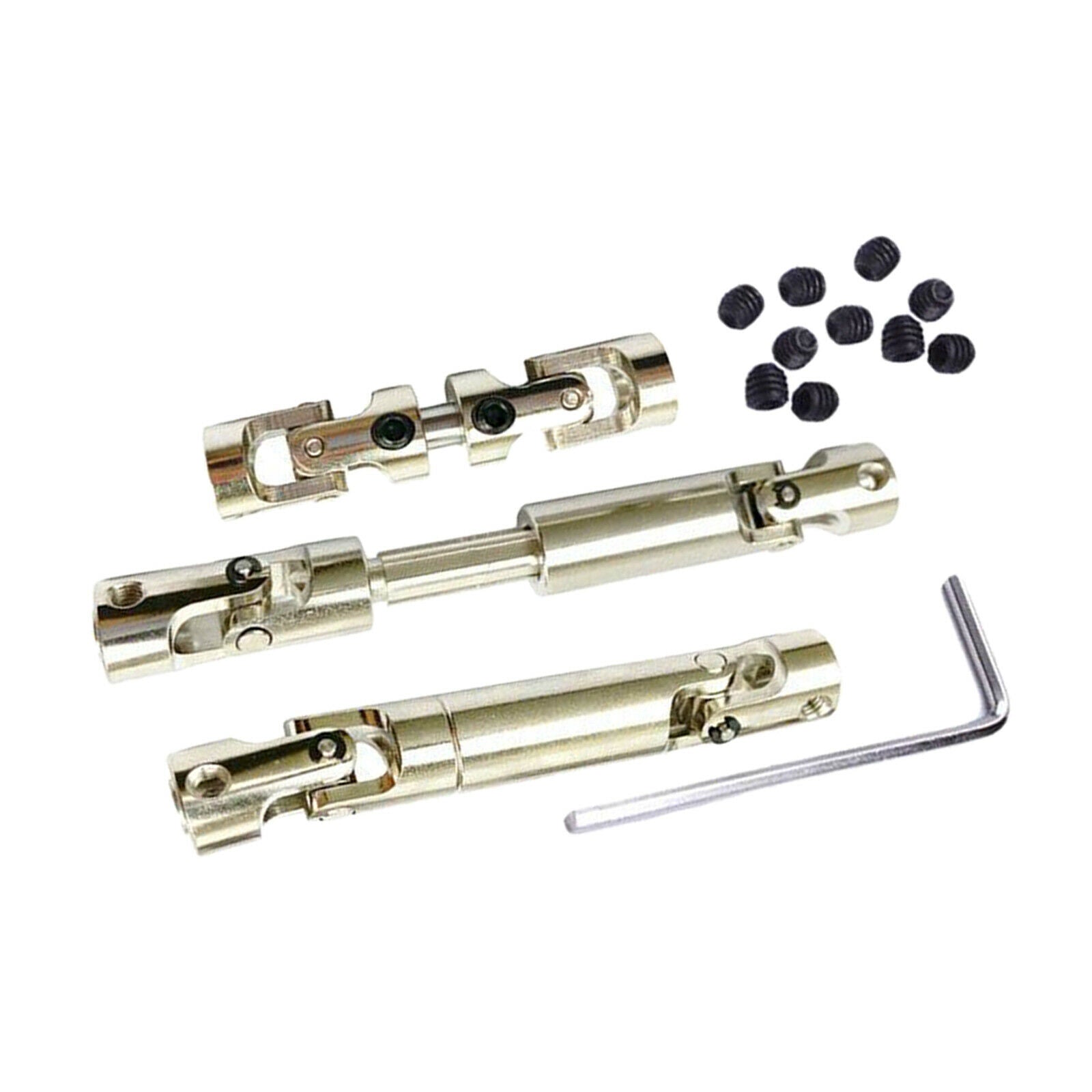 3pcs Metal Drive Shaft Upgrade Parts with Wrench for 1/12 MN86 RC Car Accessory
