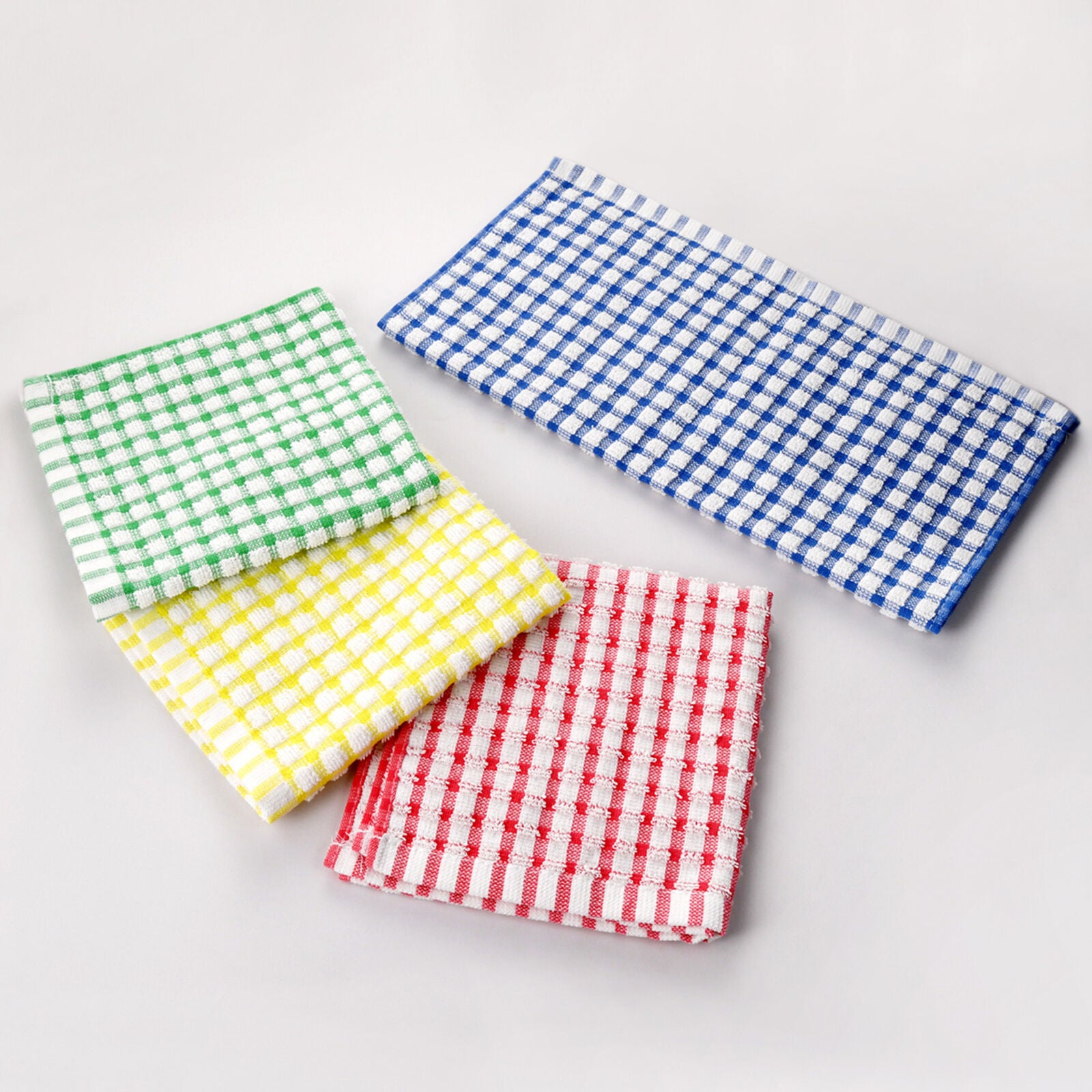 8pcs Dish Towels Dishcloth Kitchen Cleaning Cloths Absorbent Cotton Towel Rag