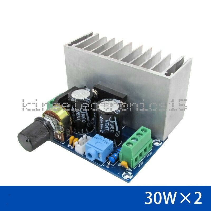 12V Dual 30W*2 TDA1521 HIFI Pure Class A Stereo Audio Power Amplifier Amp Board