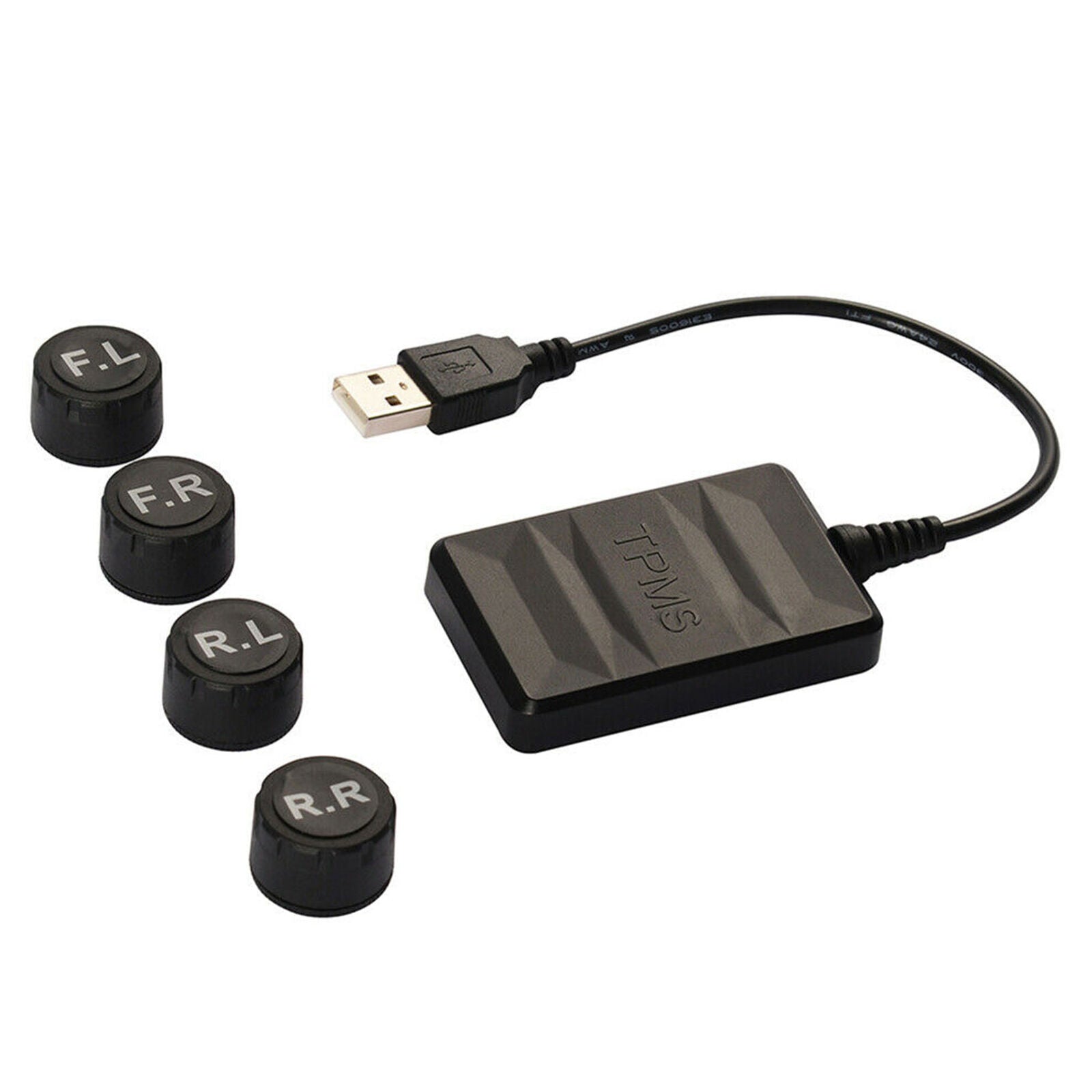 TY06N USB Android TPMS External Sensor Car Tire Pressure Monitoring Alarm System
