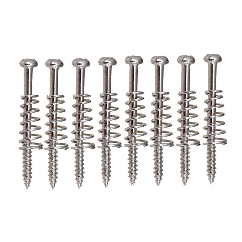 8 piece guitar humbucking pickups eyebolts and springs for E