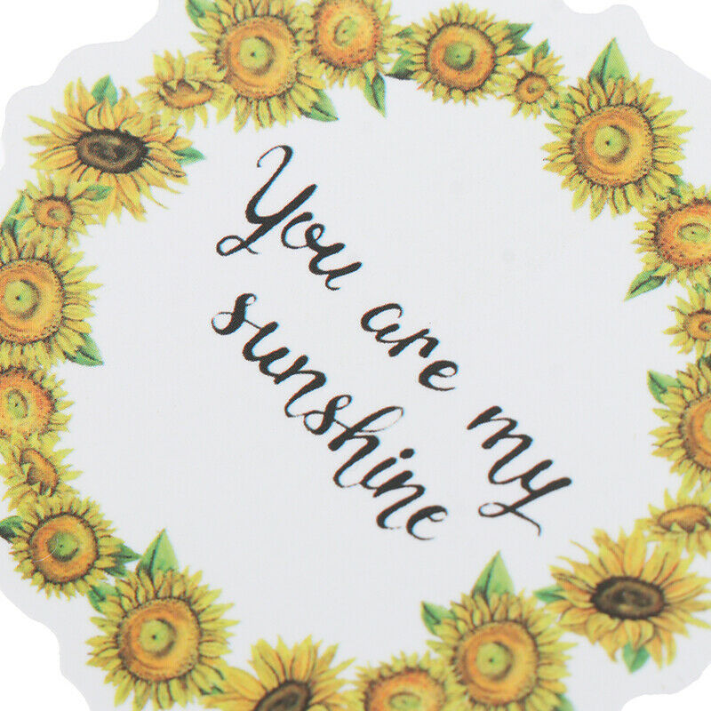 50Pc Sunflower Waterproof Stickers For Car Luggage Fridge Laptop Motorcycle  SJ