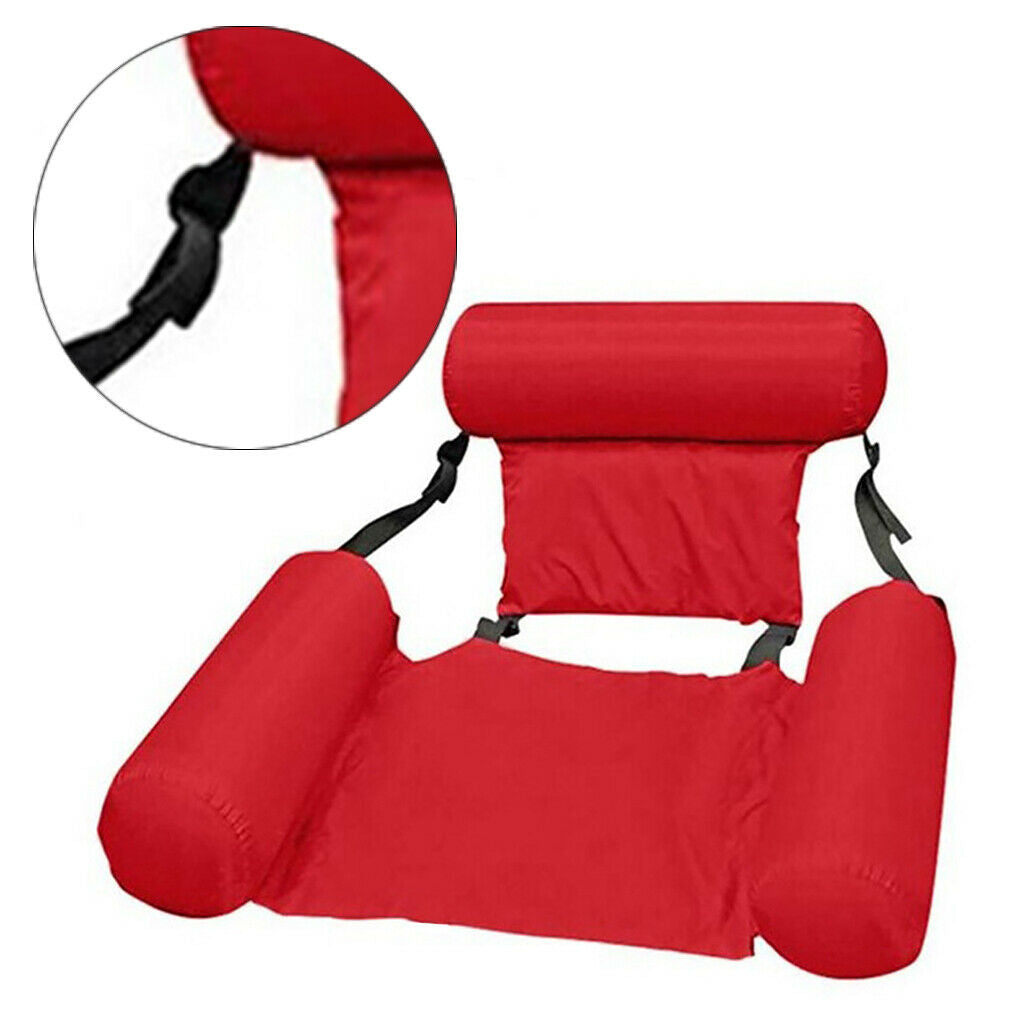 2Set Swimming Floating Chair Pool Seats Inflatable Water Bed Lounge Chairs Float