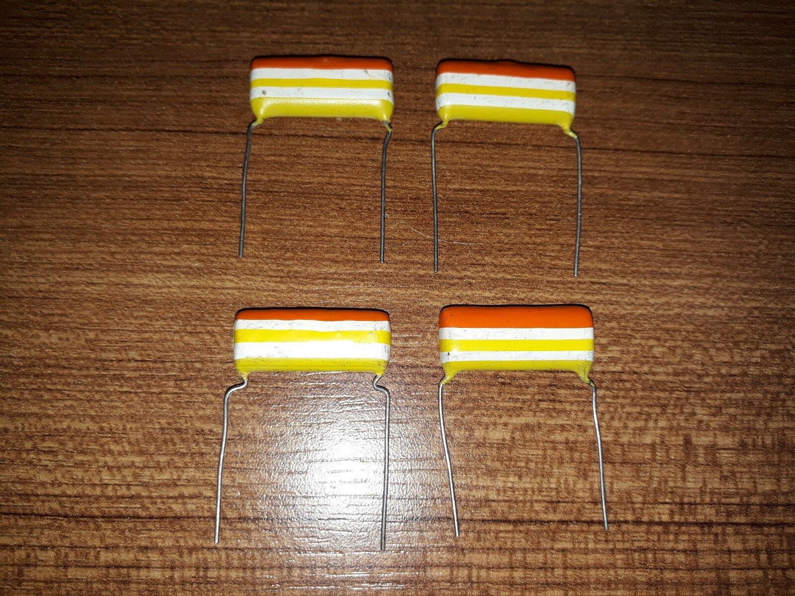 4PCS MULLARD FISH CAPACITORS 0.39uF 400V / 390nF / 400V ! MUSTARD REPLACE!