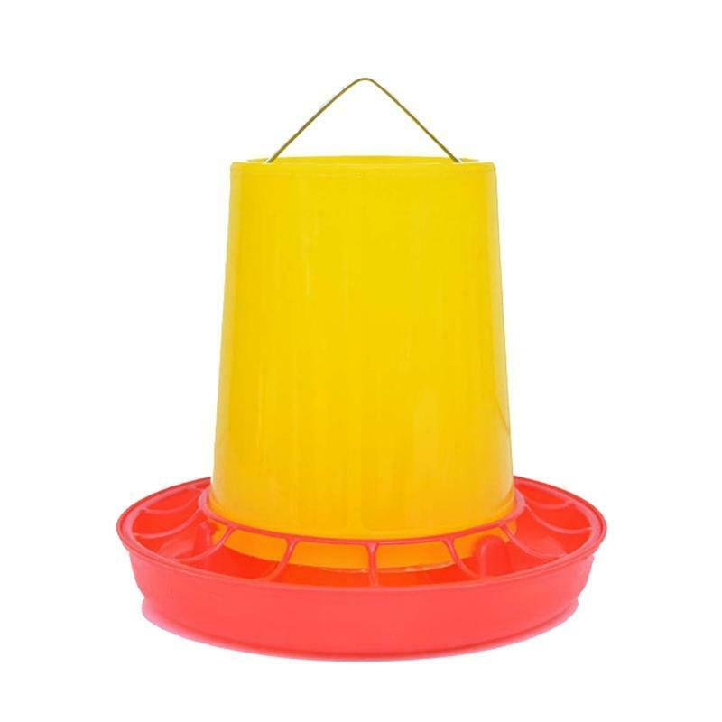 Chicken Poultry V-shaped Entrance Feed Bucket Outdoor Practical Bird Feeder