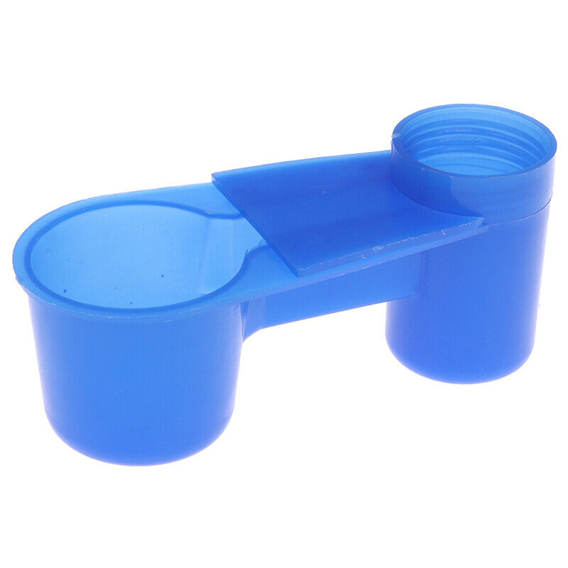 1PC Bird Drinker Double mouth drinker Drinking cup feeding trough Water b.l8