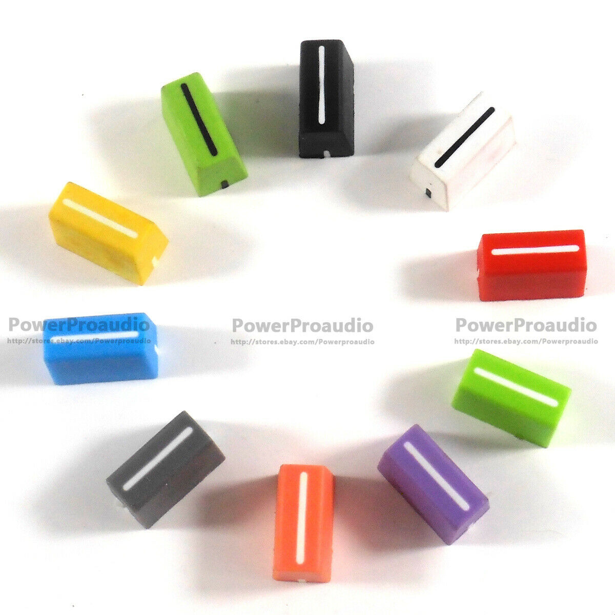 10 x Fader Cap Straight Slide Potentiometer Cap For RANE TTM-54 56 57 61 68