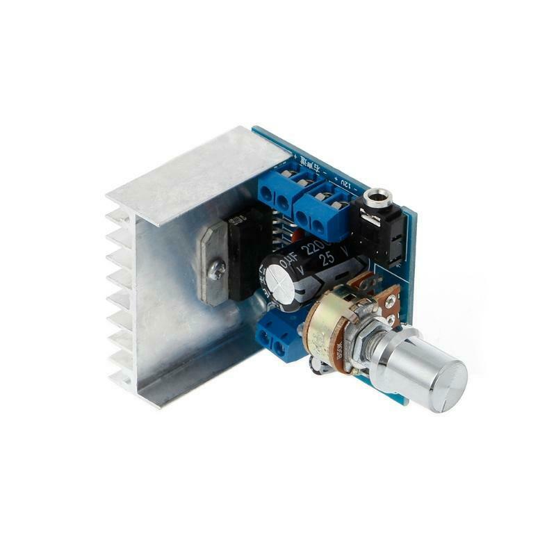 AC/DC 12V TDA7297 2x15W Digital Audio Amplifier DIY Kit Dual-Channel Module