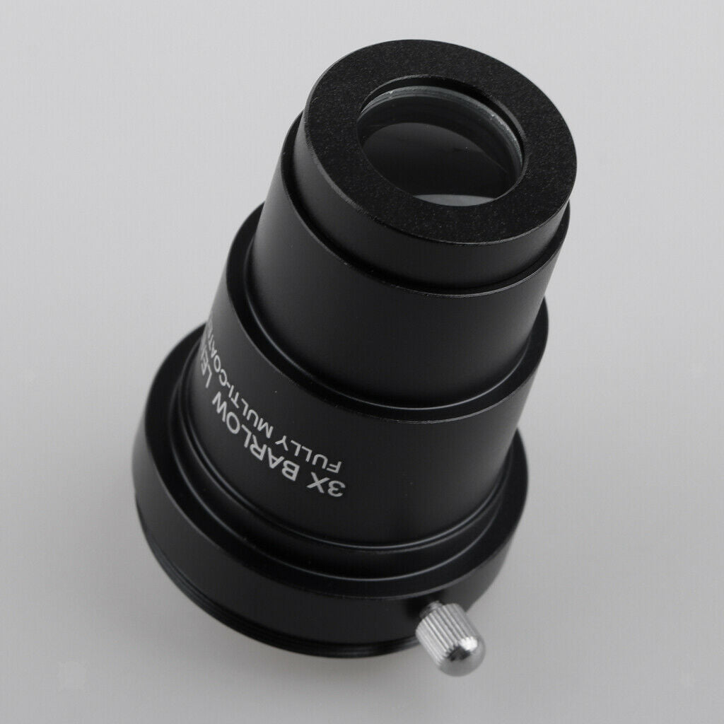 Fully Multi-coated Telescope Barlow Lens 3X Eyepiece 1.25"/31.75mm For Nikon