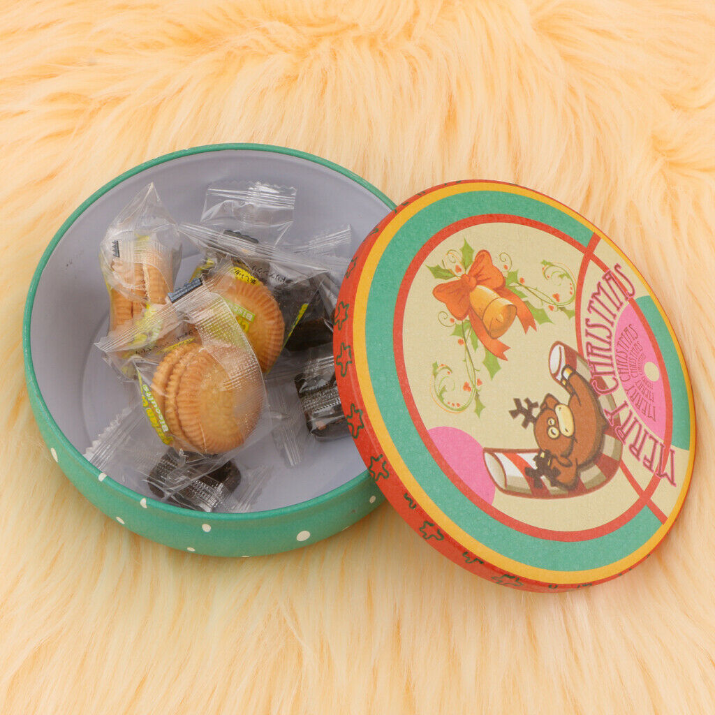 Portable Floral Tea Candy Container Tin Sealed Can Box Home Kitchen Storage #4